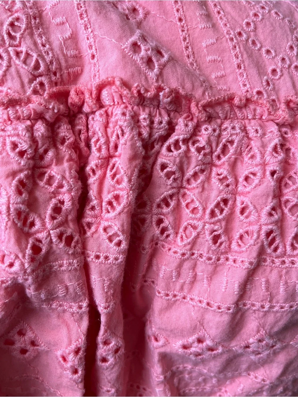 Girls' Gap Kids Pink Eyelet Sleeveless Dress size XL 12
